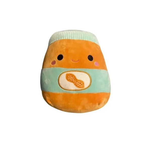 Squishmallow Other - Squishmallows Antoine Peanut Butter Jar Plush Toy Small 6-14" Brown